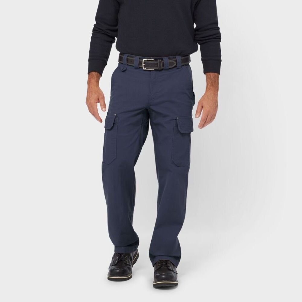 Duluth Trading Co. Men’s Navy Heavy Canvas Carpenter Cargo Pants Size 48/28